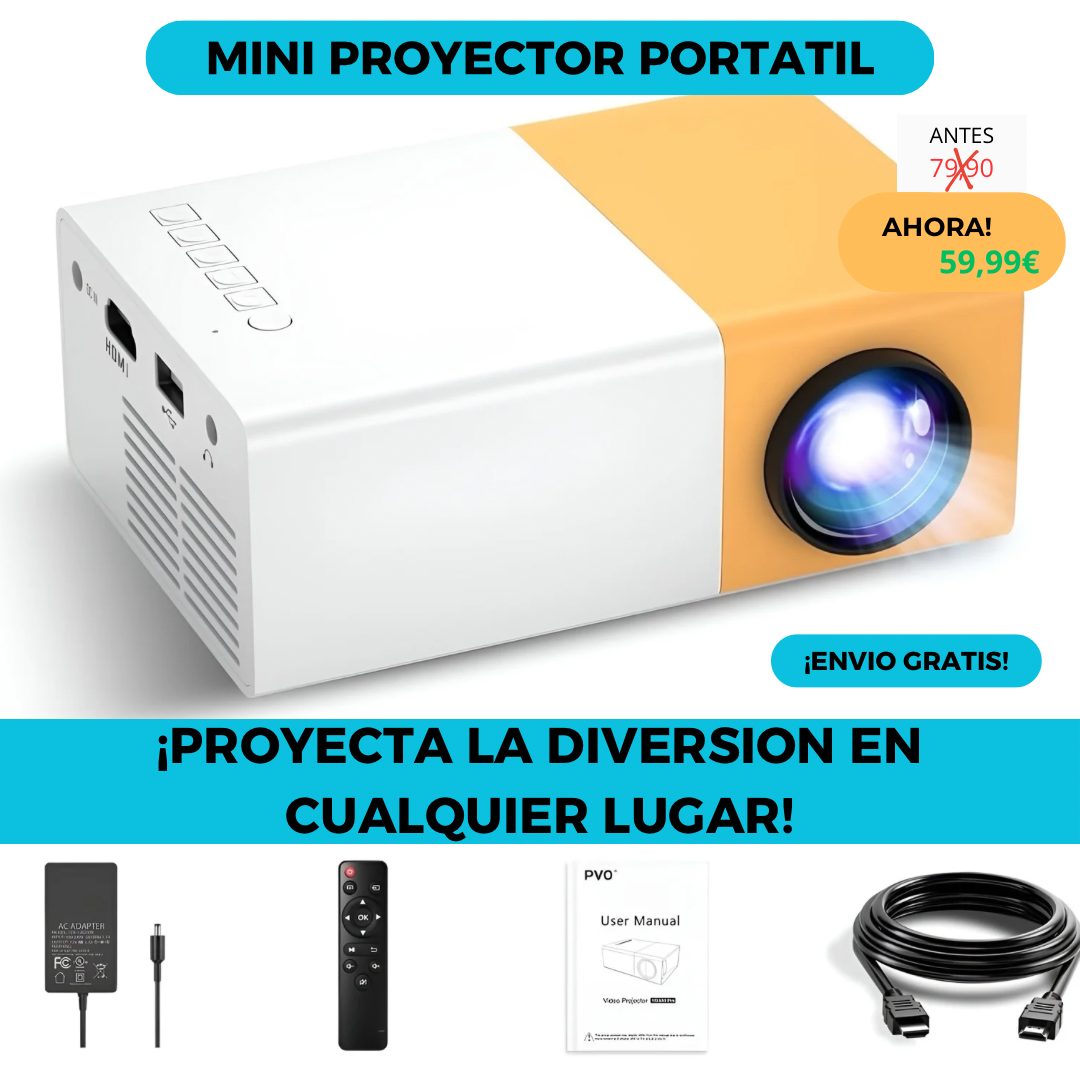 Mini Proyector Portátil